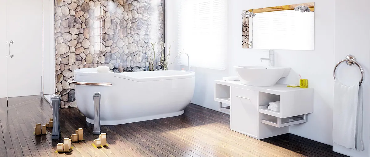 Badezimmer nach Renovierung