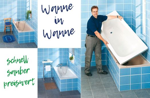 Wanne in Wanne am selben Tag fertig